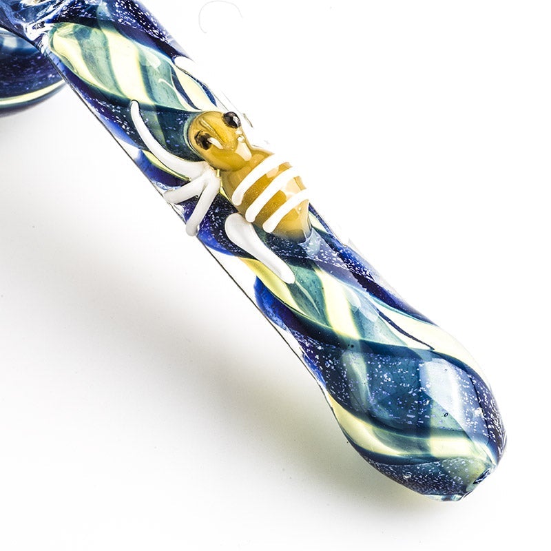Bee Pattern Glass Hammer Bubbler