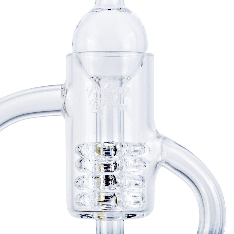 Diamond Knot Loop Recycler Quartz Banger