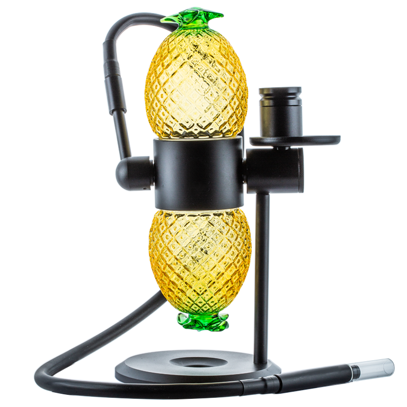 Pineapple Gravity Bong w/ Lookah Q7 Electric Dab Nail Set