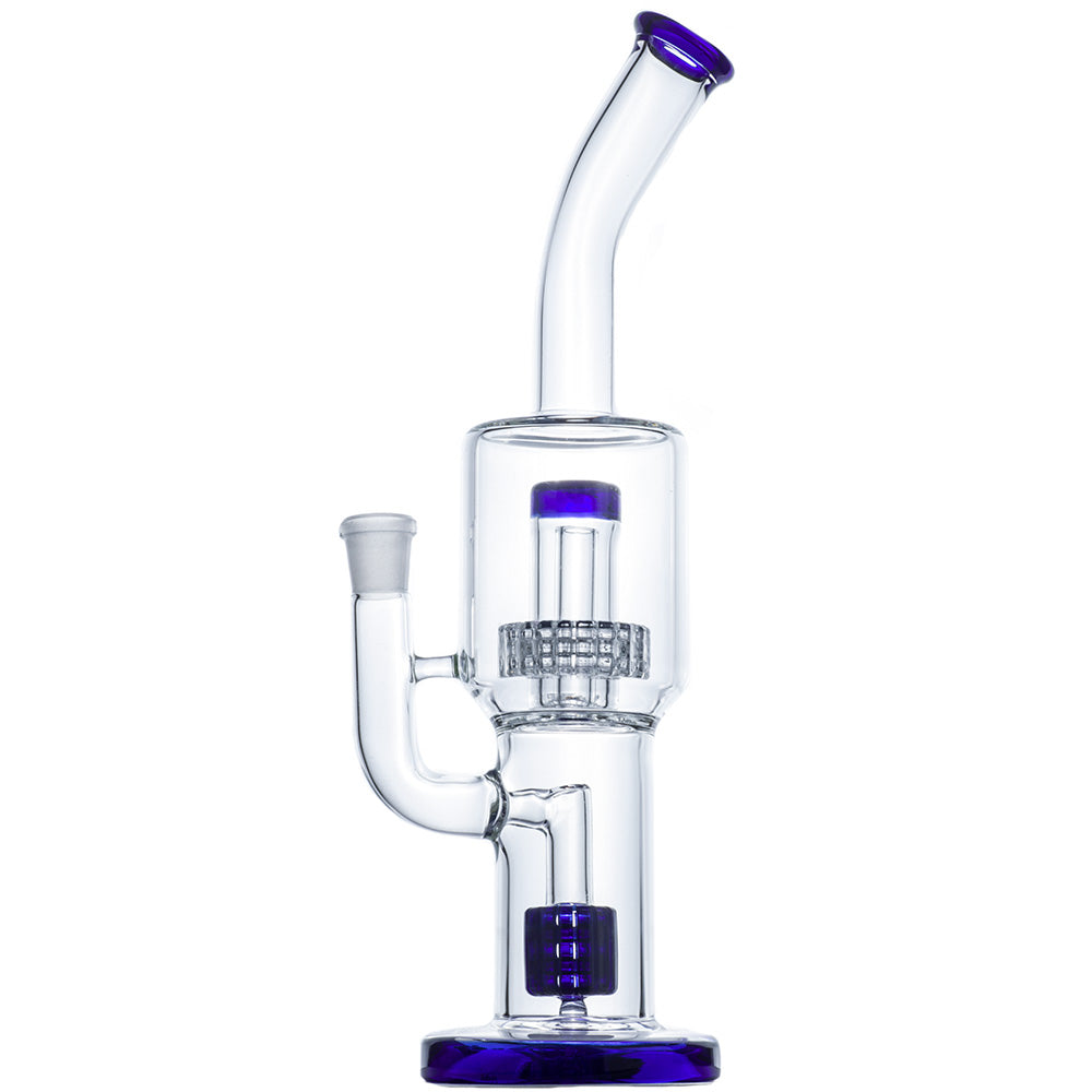 10 Double Matrix Perc Glass Bong
