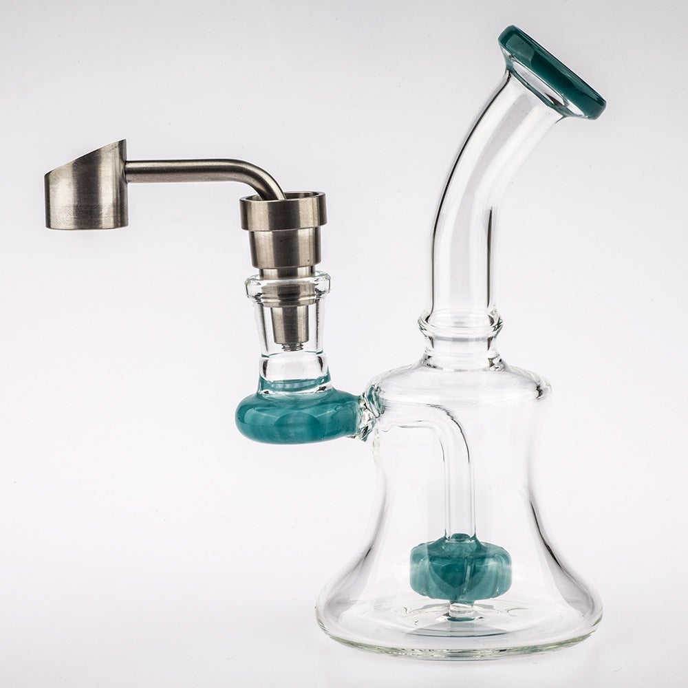 6 Mini Showerhead Perc Dab Rig
