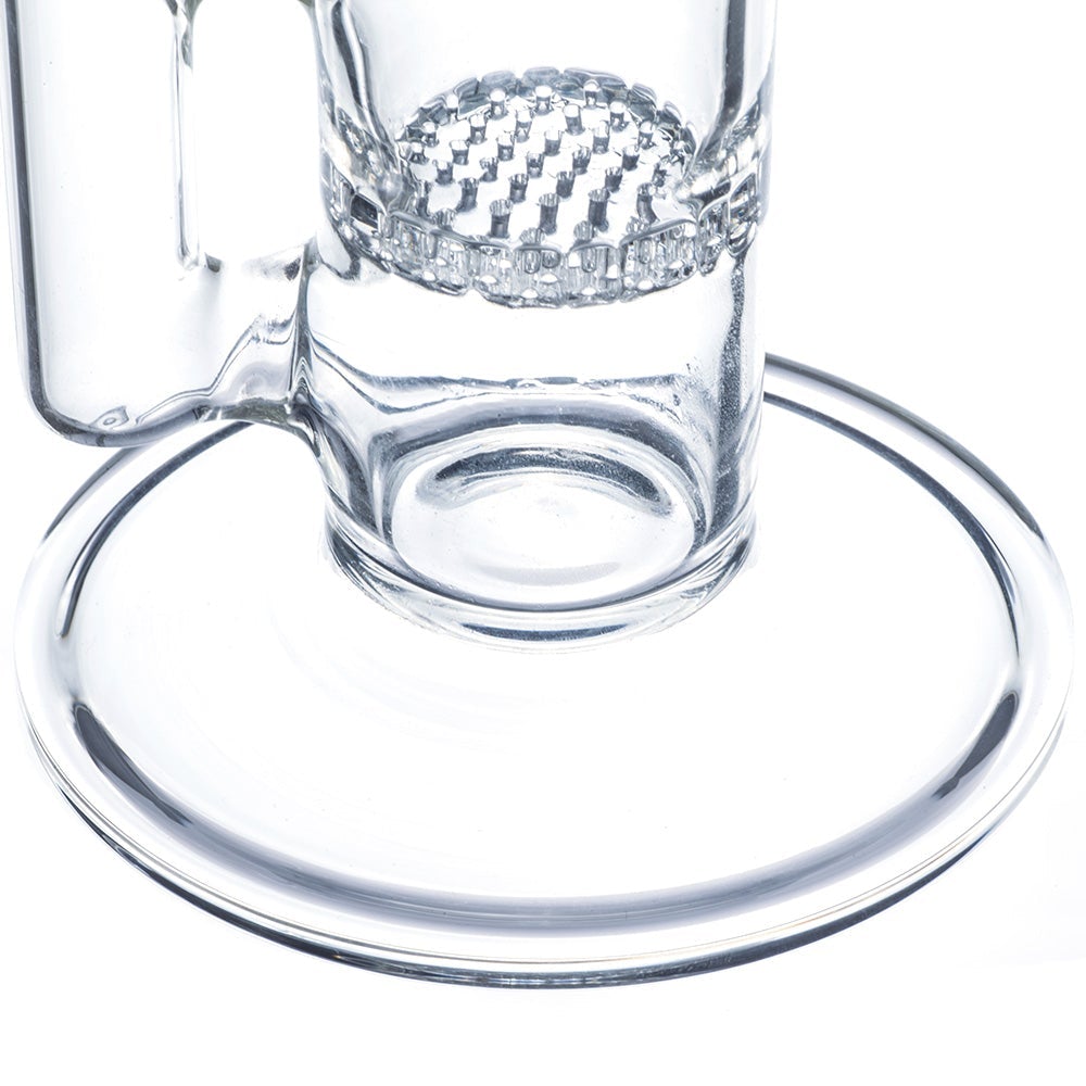 10 Straight Tube Honeycomb Perc Bong