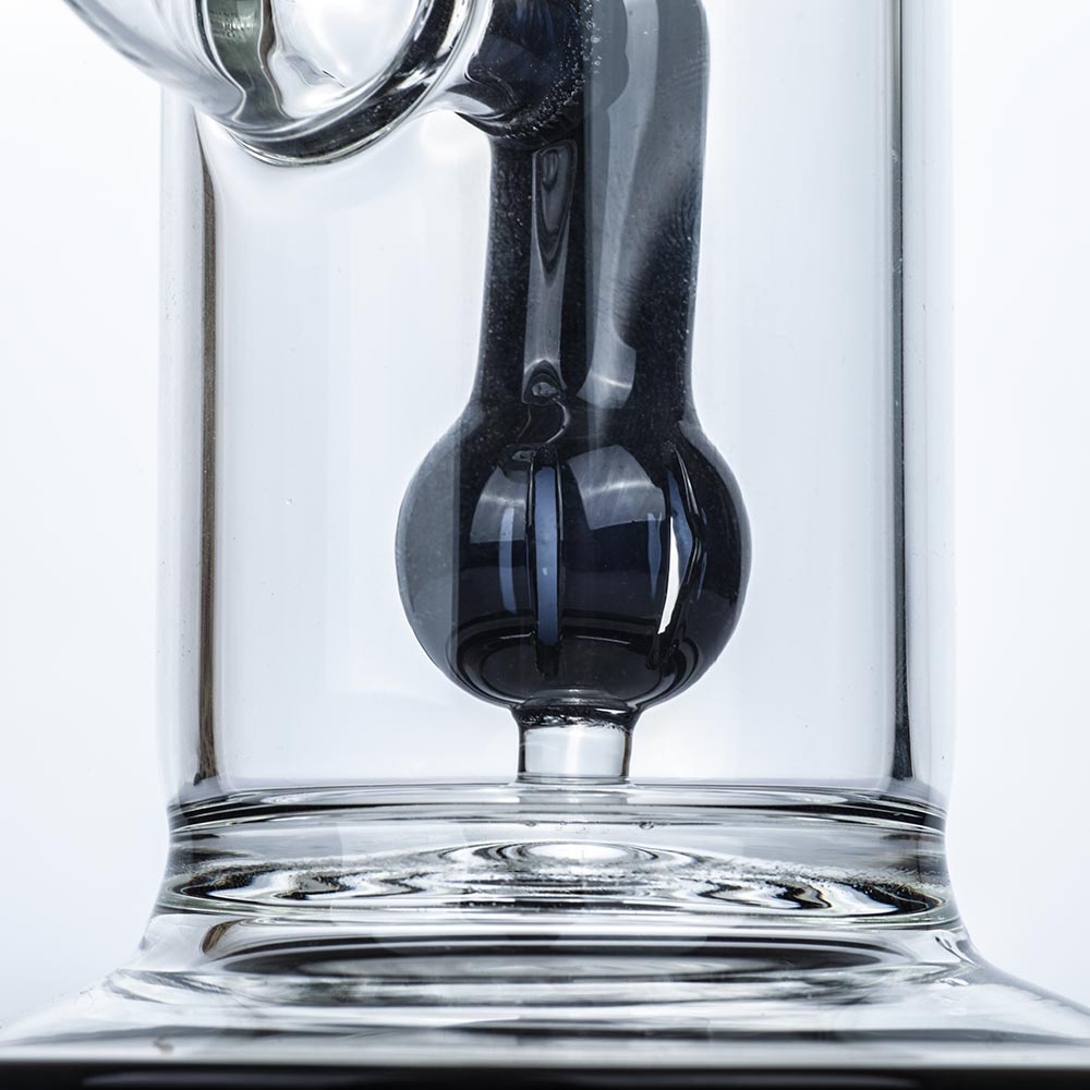 12 8-Ball Perc Glass Bong
