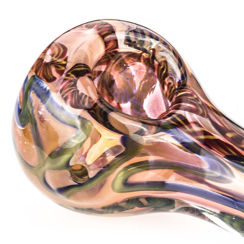 Handmade Fumed Glass Pipe