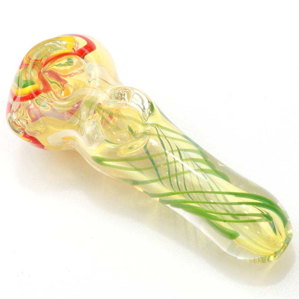 Double Fun Double Bowls Glass Spoon Pipe