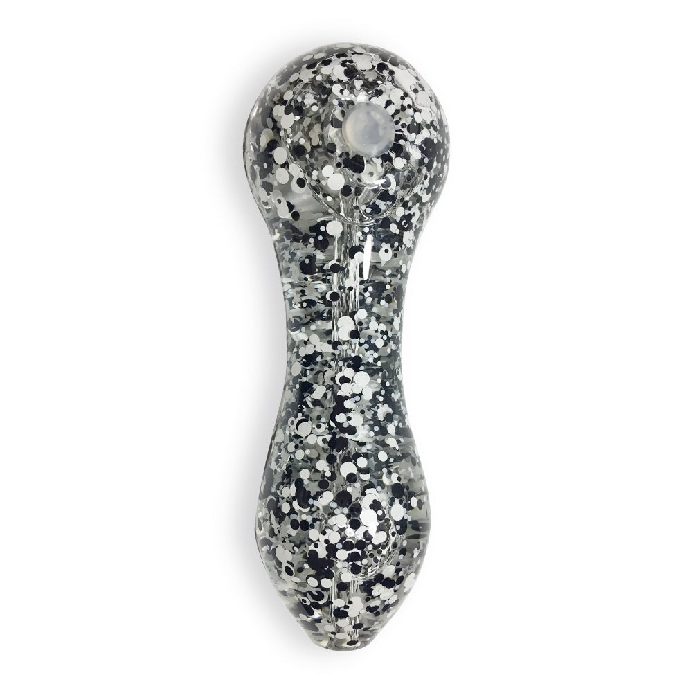 Sparkly Glitter Glass Pipe (Random Color)