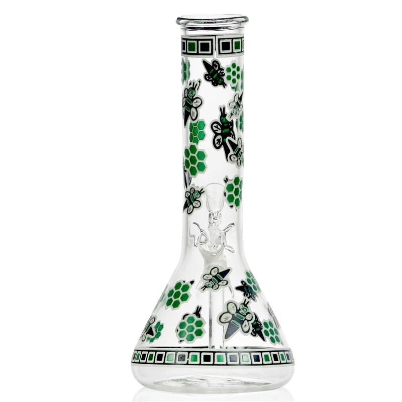 8 Glow-In-The-Dark Honeybee Beaker Bong