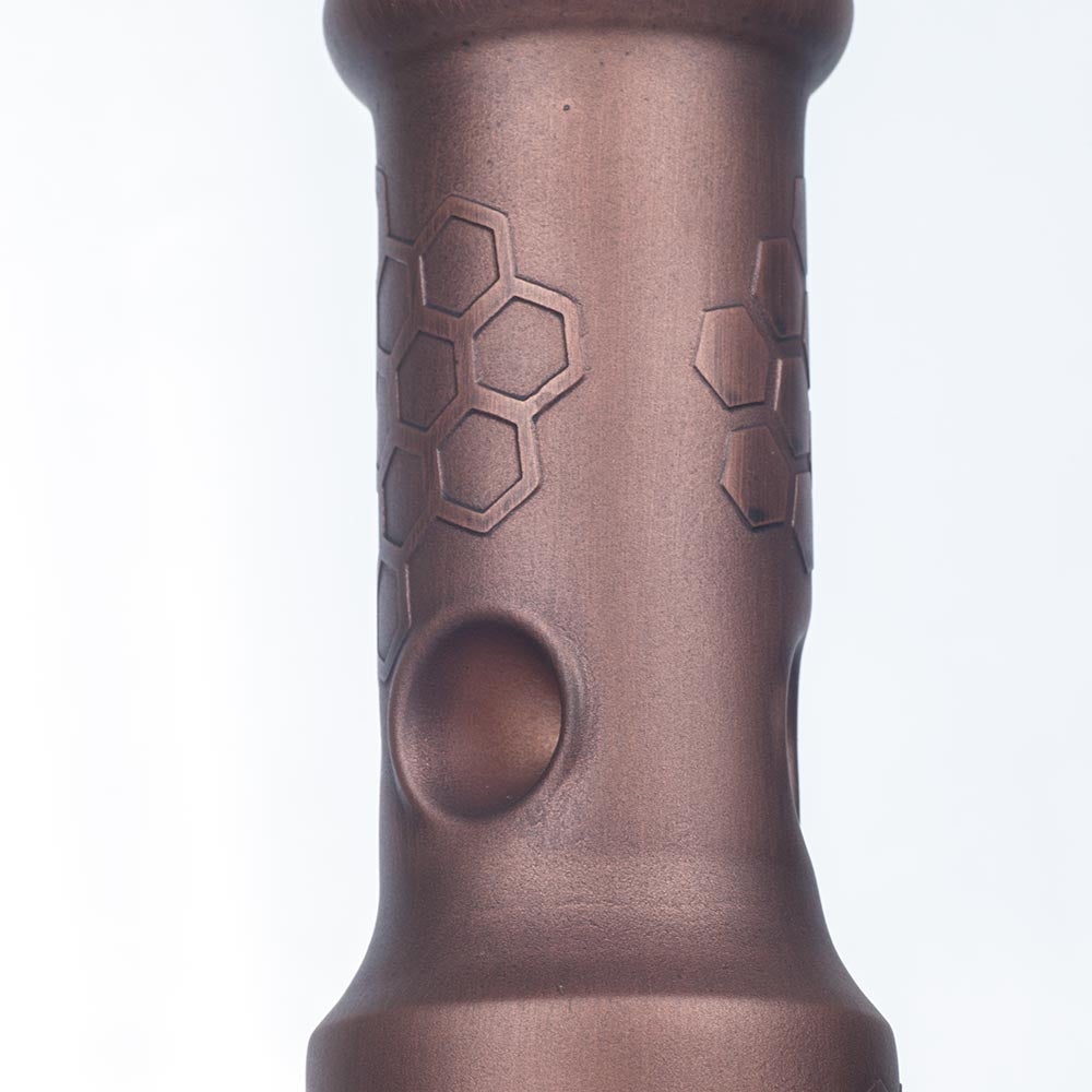 12 Bee Hive Beaker Glass Bong