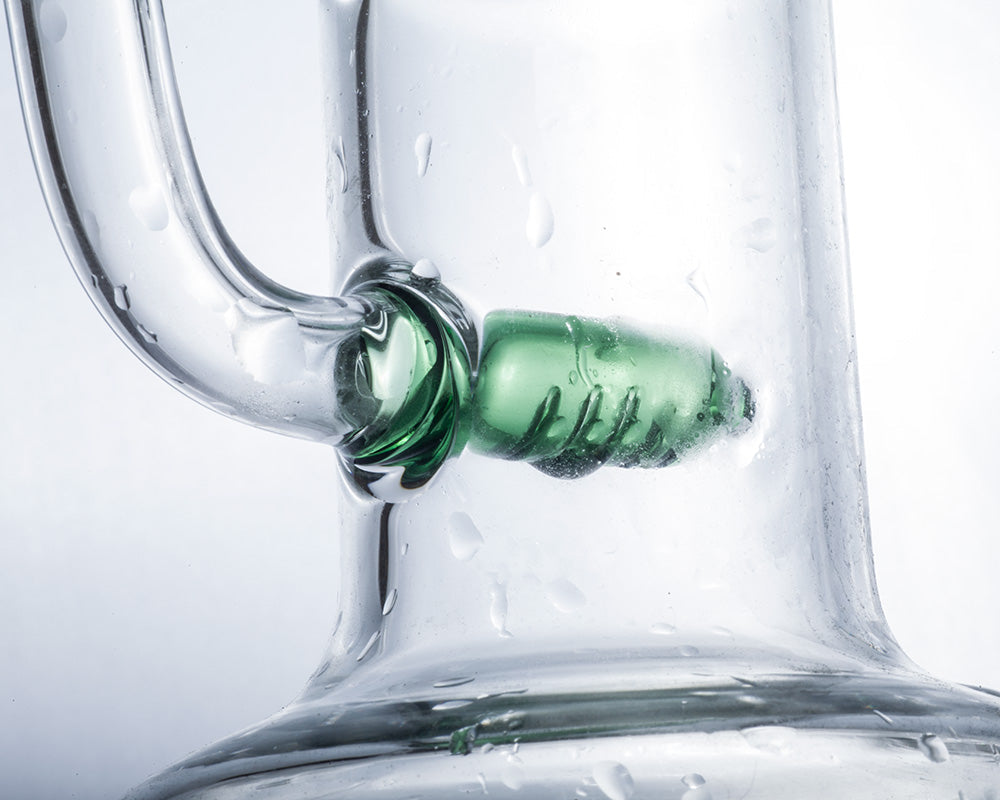 Quartz Enail W/ Spiral Recycler Dab Rig Bundle