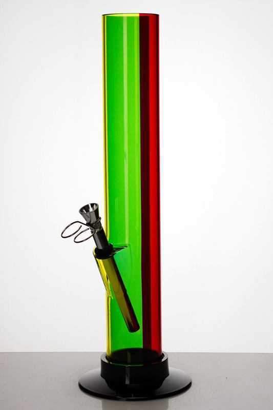 12 Acrylic Rasta Water Pipe