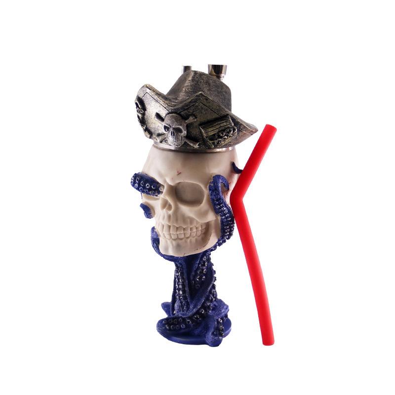 Skull Resin Bong Halloween Hookah