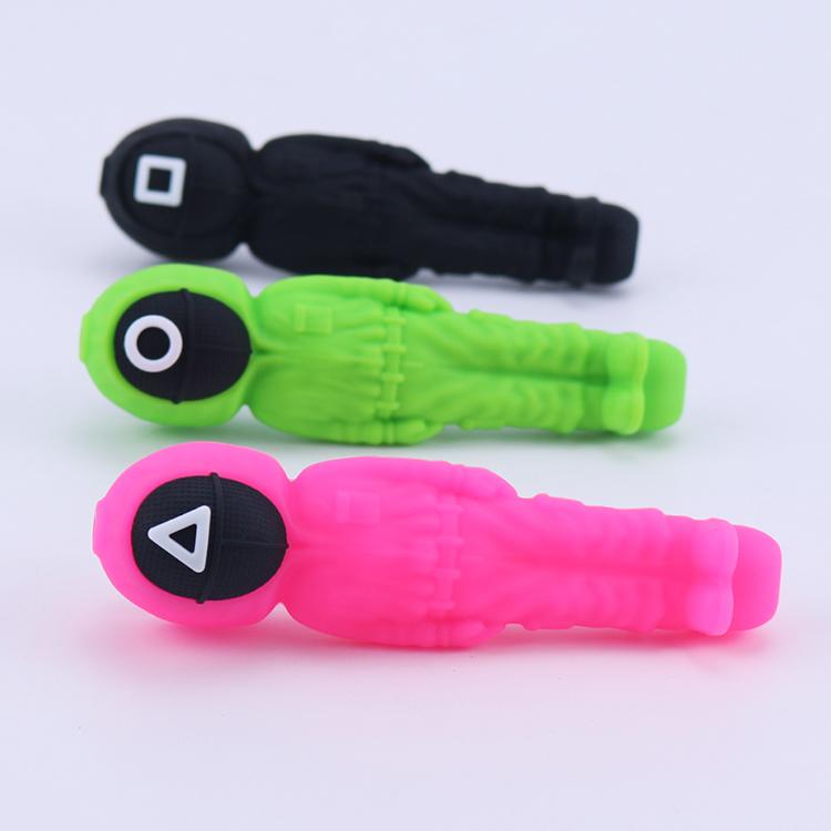 Squid Game Themed Silicone Smoking Pipe - PuffingBird AU
