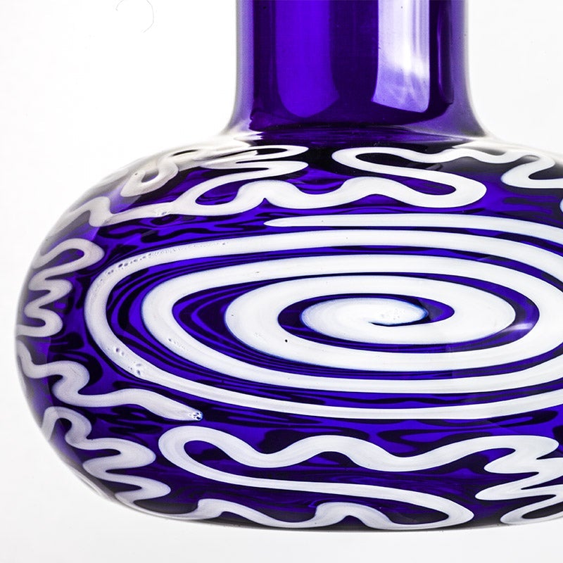 11 Tree Perc Swirl Patent Beaker Glass Bong
