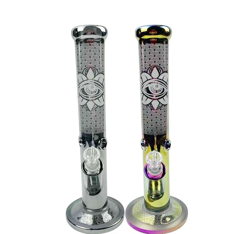 14 Printed Straight Tube Thick Bong