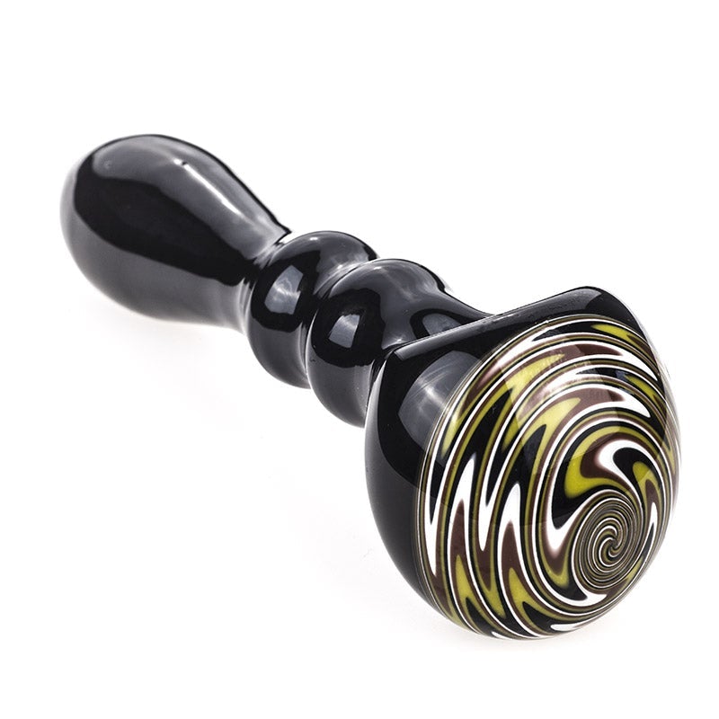 Swirl Pattern Glass Spoon Pipe