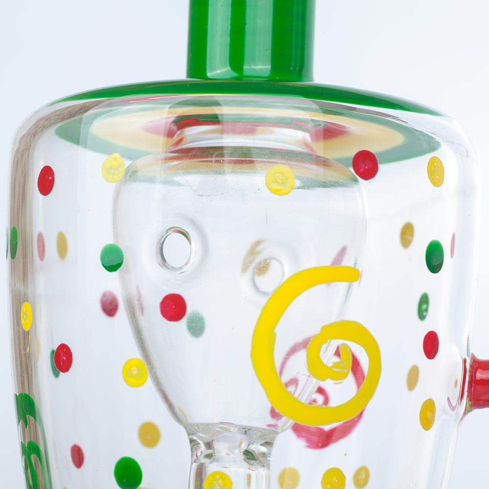 8 Rasta UFO Perc Glass Bong
