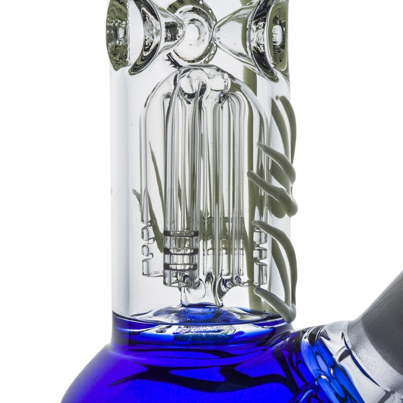 Glow-In-The-Dark Beaker Bong Set w/ Quartz Banger Carb Cap