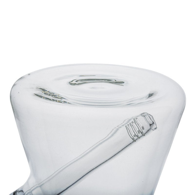 11.4″ Clear Beaker Bong With Slitted Downstem