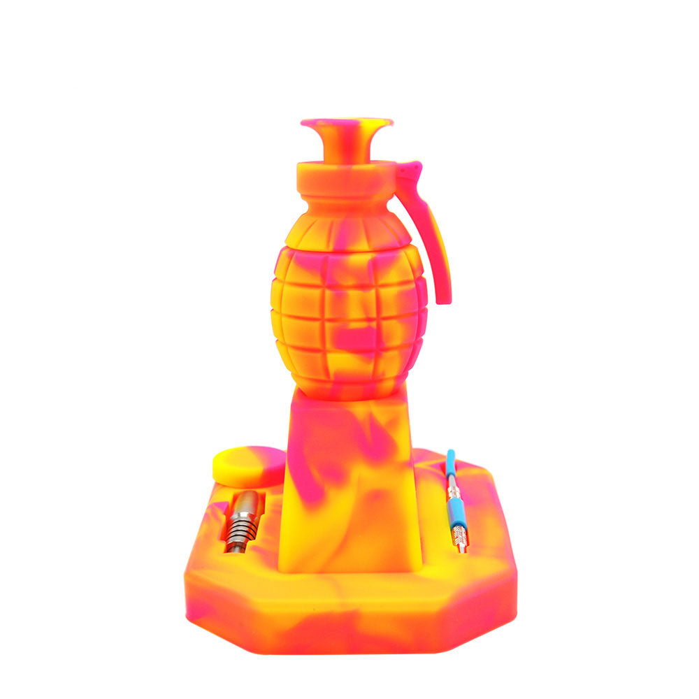 Hand Grenade Silicone Dab Straw