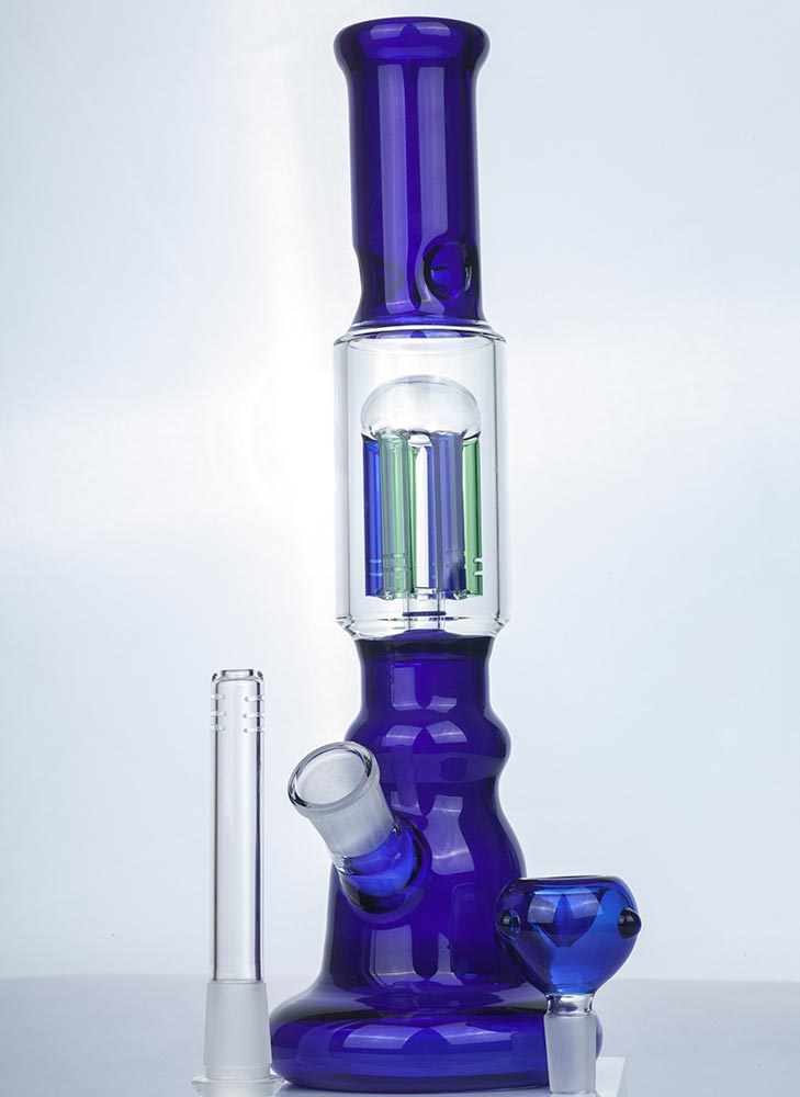12 Tree Perc Glass Bong