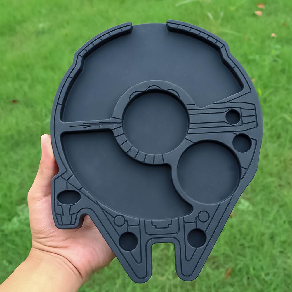 Star Wars Shape Silicon Cigarette Rolling Tray