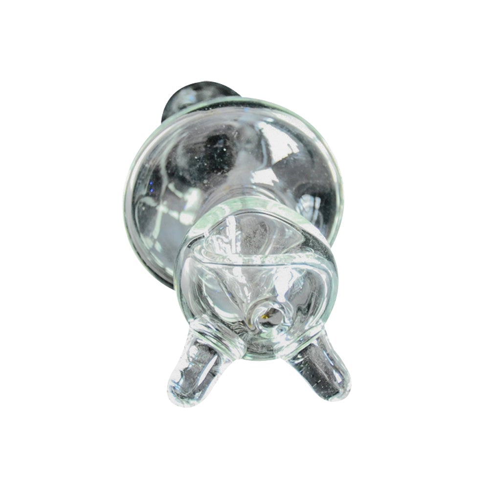 Cone Shape Clear Glass Pipe