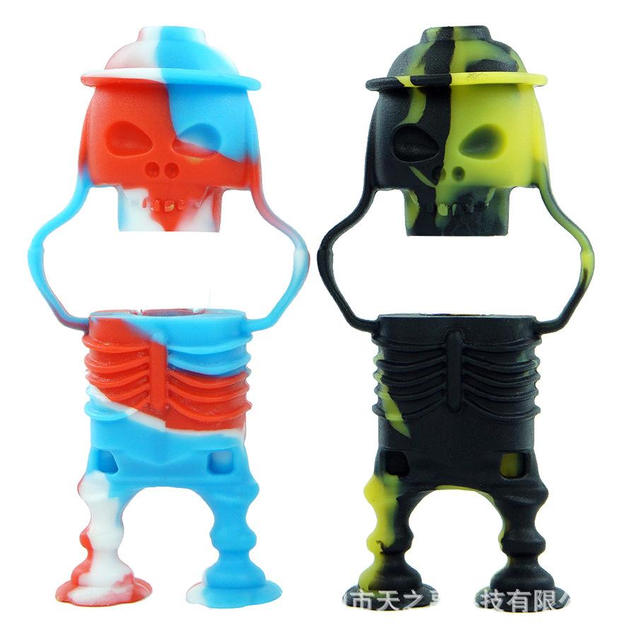 3 Zombie Silicone Smoking Pipe