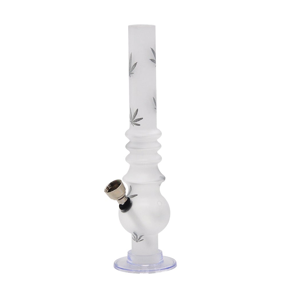 8 Marijuana/Weed Print Acrylic Bong(Random Color)