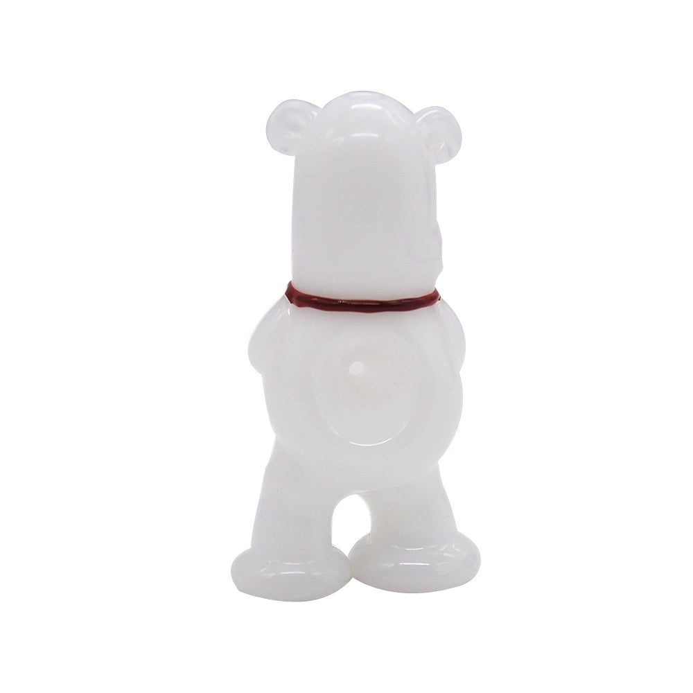 White Bear Novelty Glass Pipe