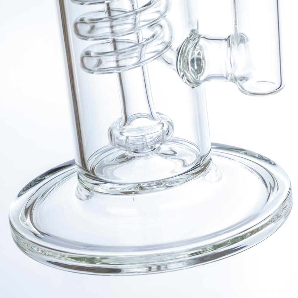 11 Spiral Perc Glass Bong