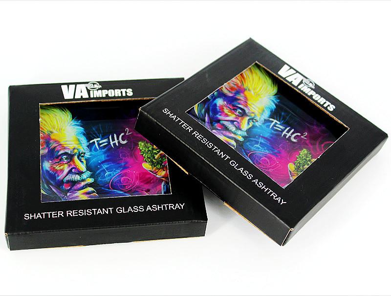 Glass Rectangular Cigarette Rolling Tray