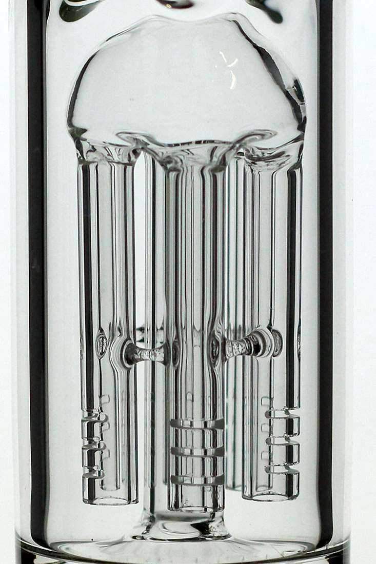 18 volcano 6 arms glass water bong