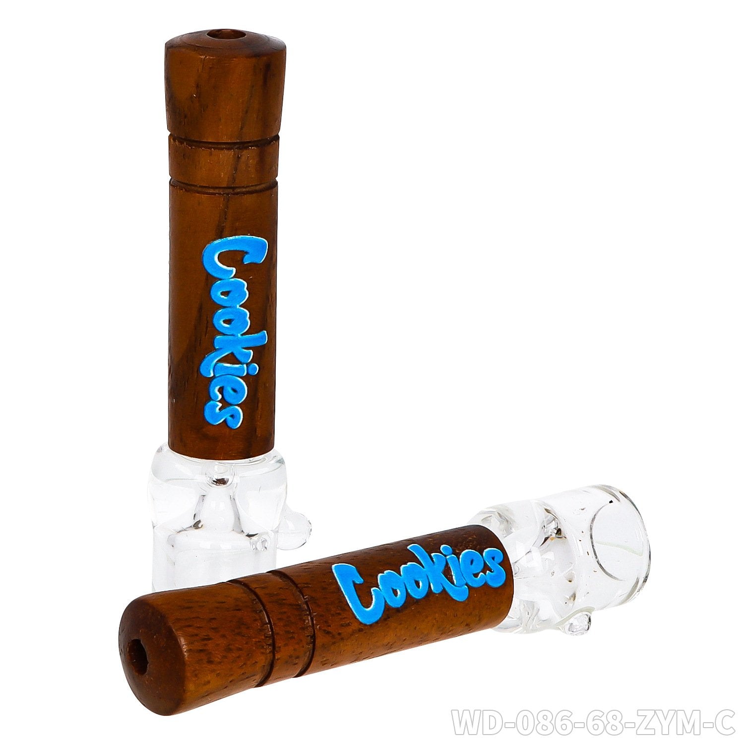 2.64 COOKIES Wood Weed Pipe