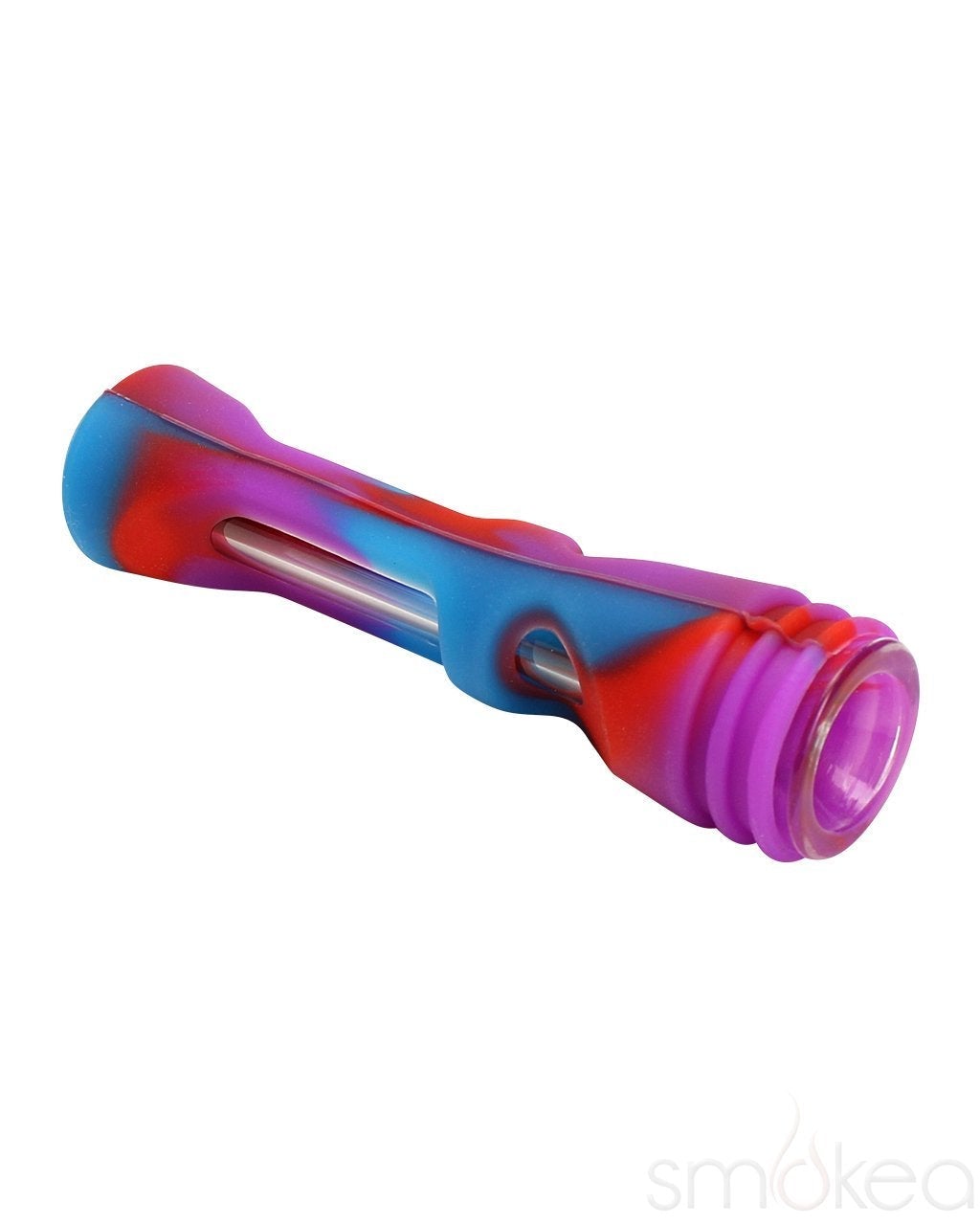 SMOKEA Silicone/Glass 2-in-1 Pipe & Chillum