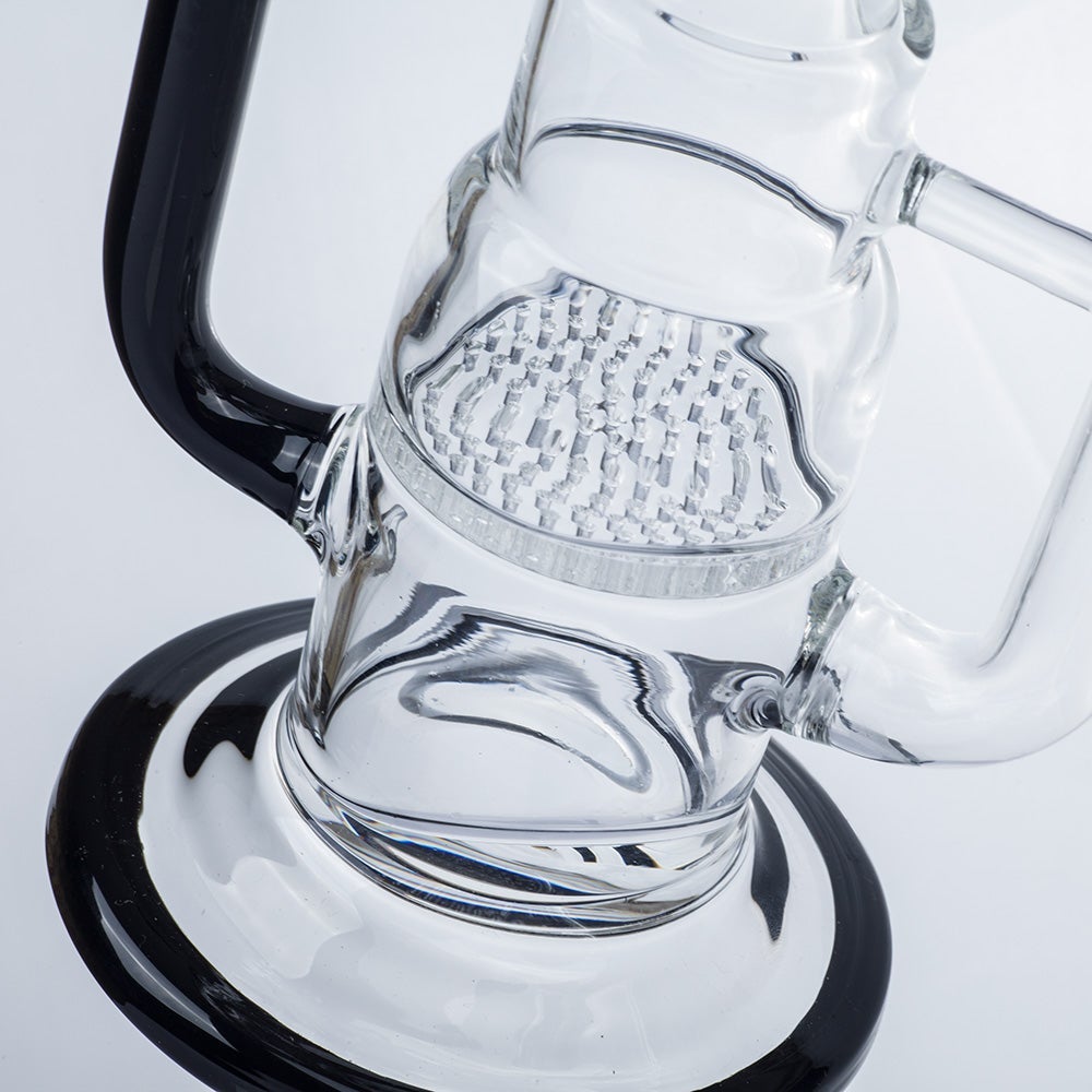 Recycler Double Chamber Glass Bong