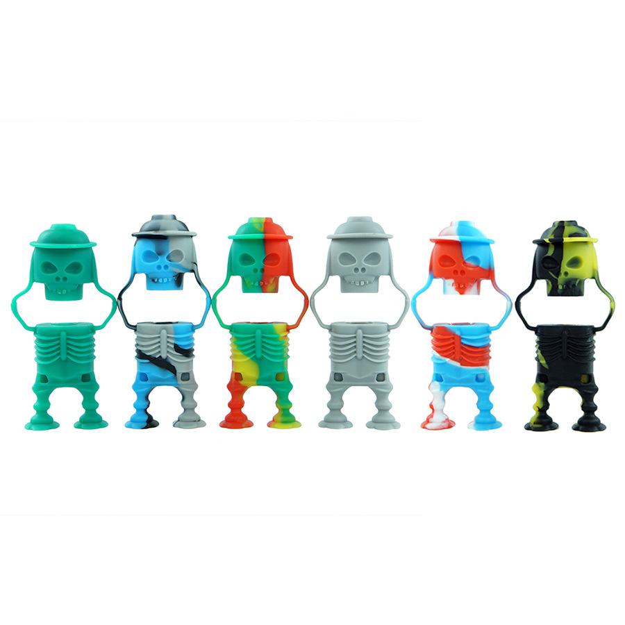3 Zombie Silicone Smoking Pipe