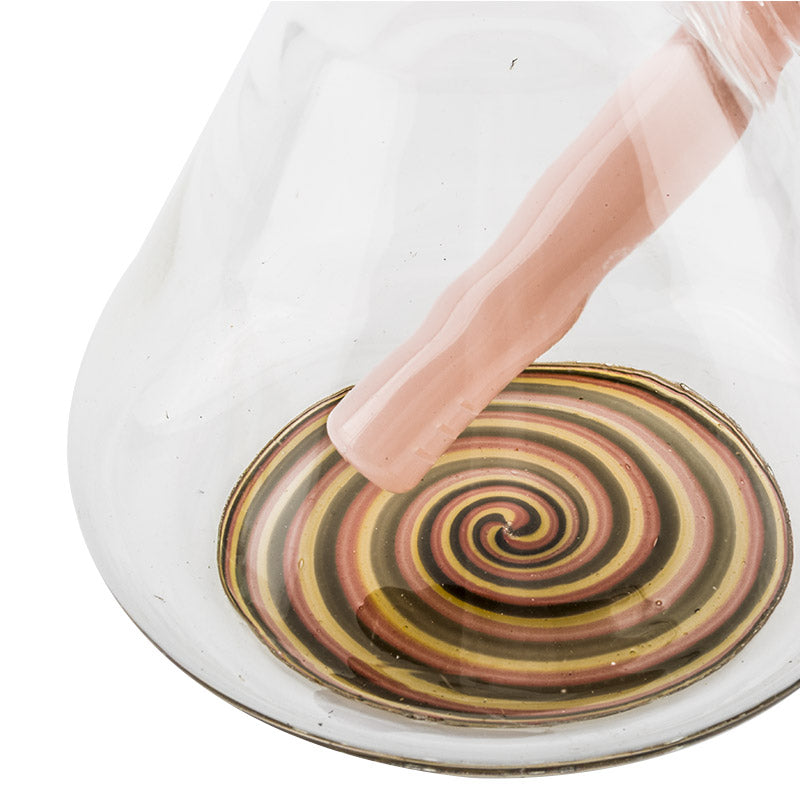 4.7 18mm To 14mm Acrylic Perc Diffuser Downstem (Pink)