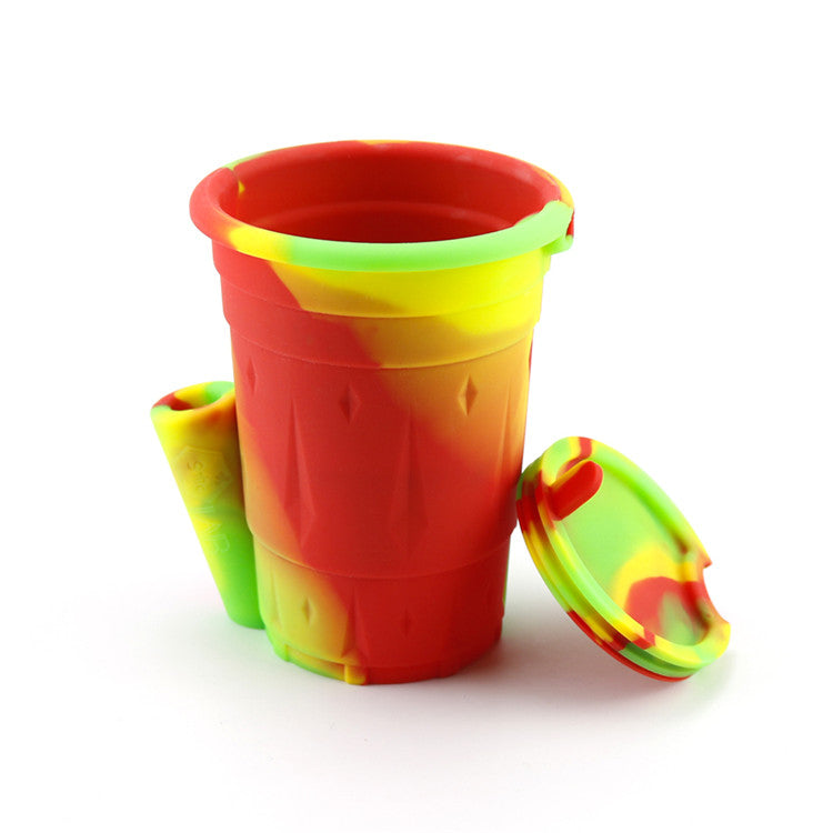 5 Mini Silicone Cup Bong