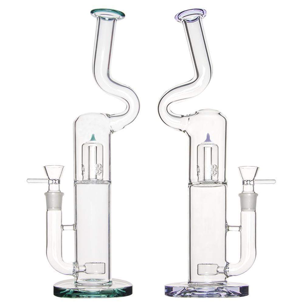 Natty Bong with Flower of Life Perc to SOL showerhead Perc 18.8mm