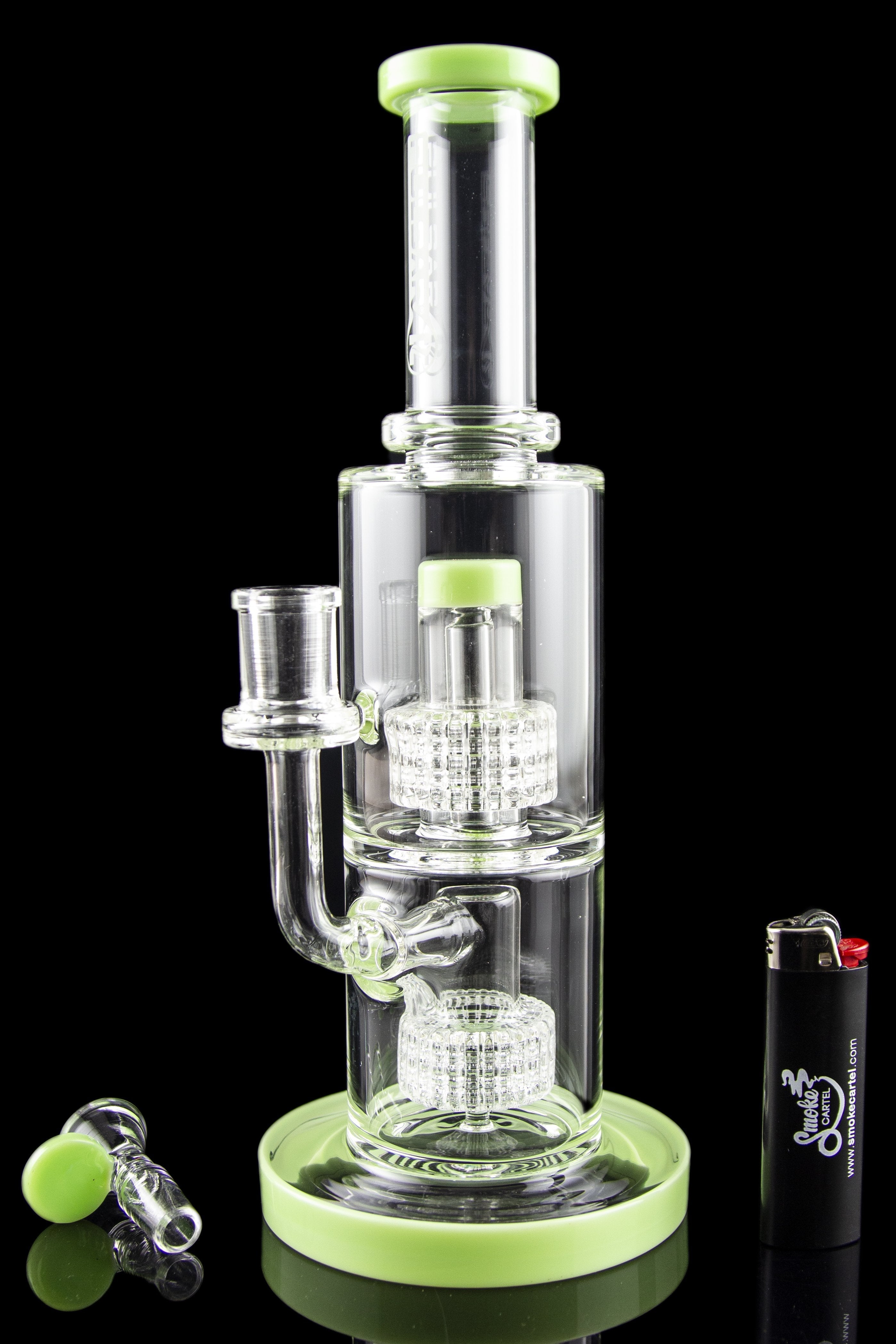 Pulsar Boomer Dual Matrix Fat Can Water Bong