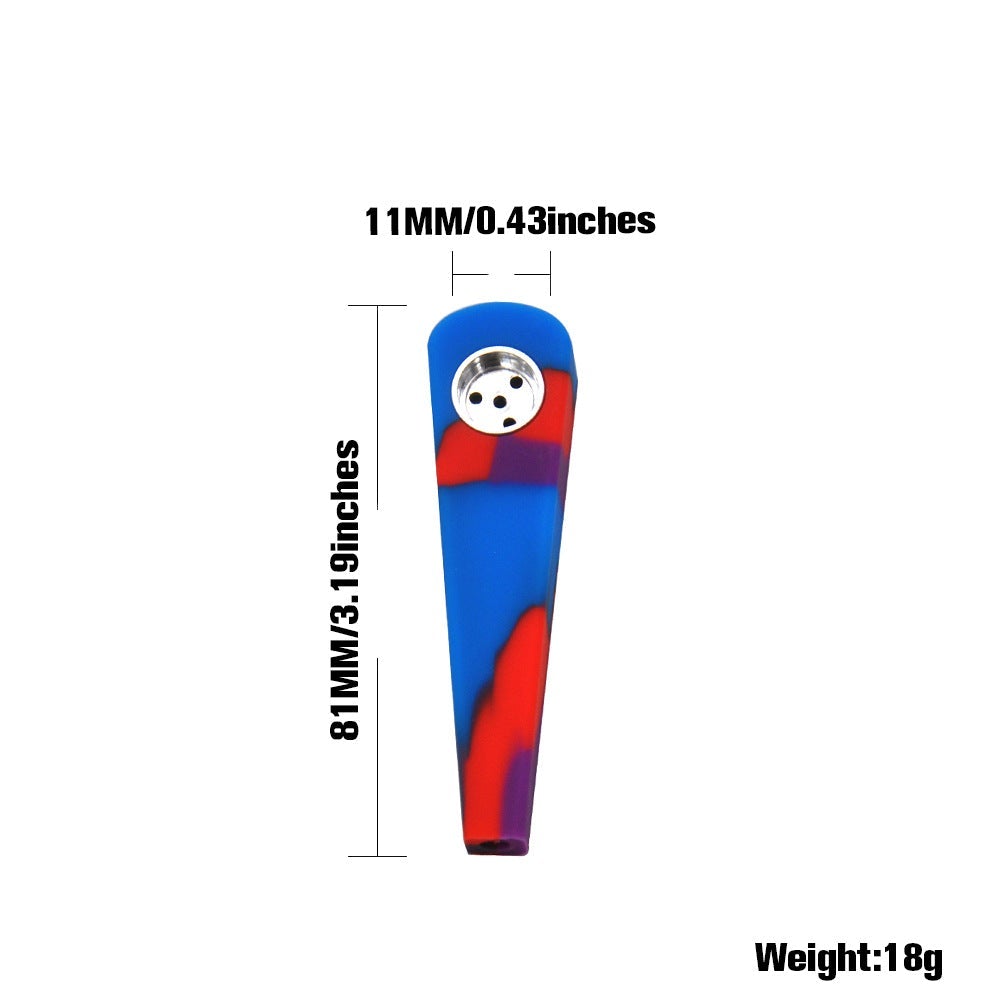 Silicone Triangular Hand Pipe