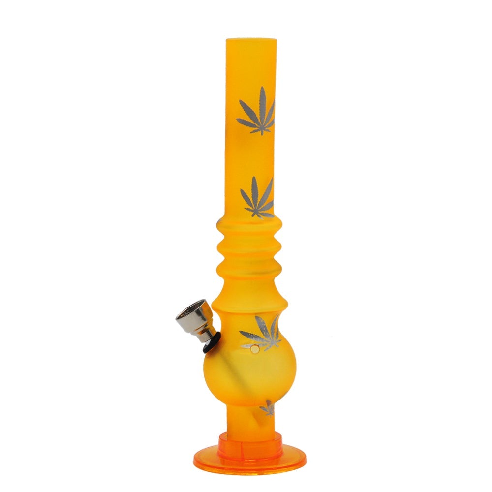 8 Marijuana/Weed Print Acrylic Bong(Random Color)