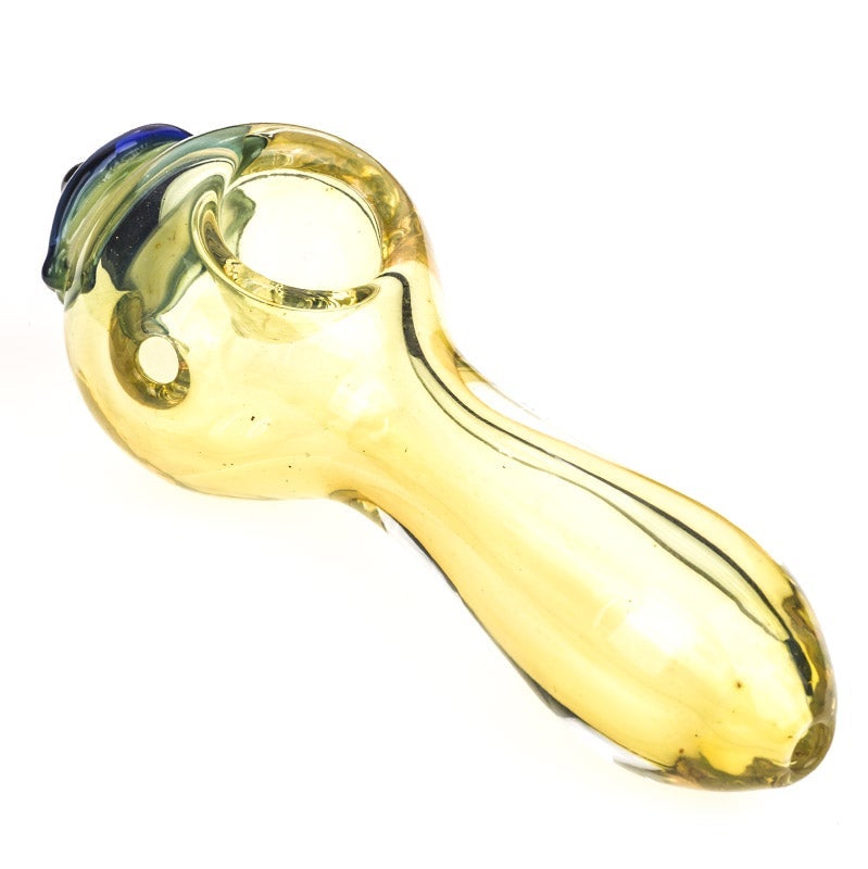 Eye Pattern Glass Spoon Pipe