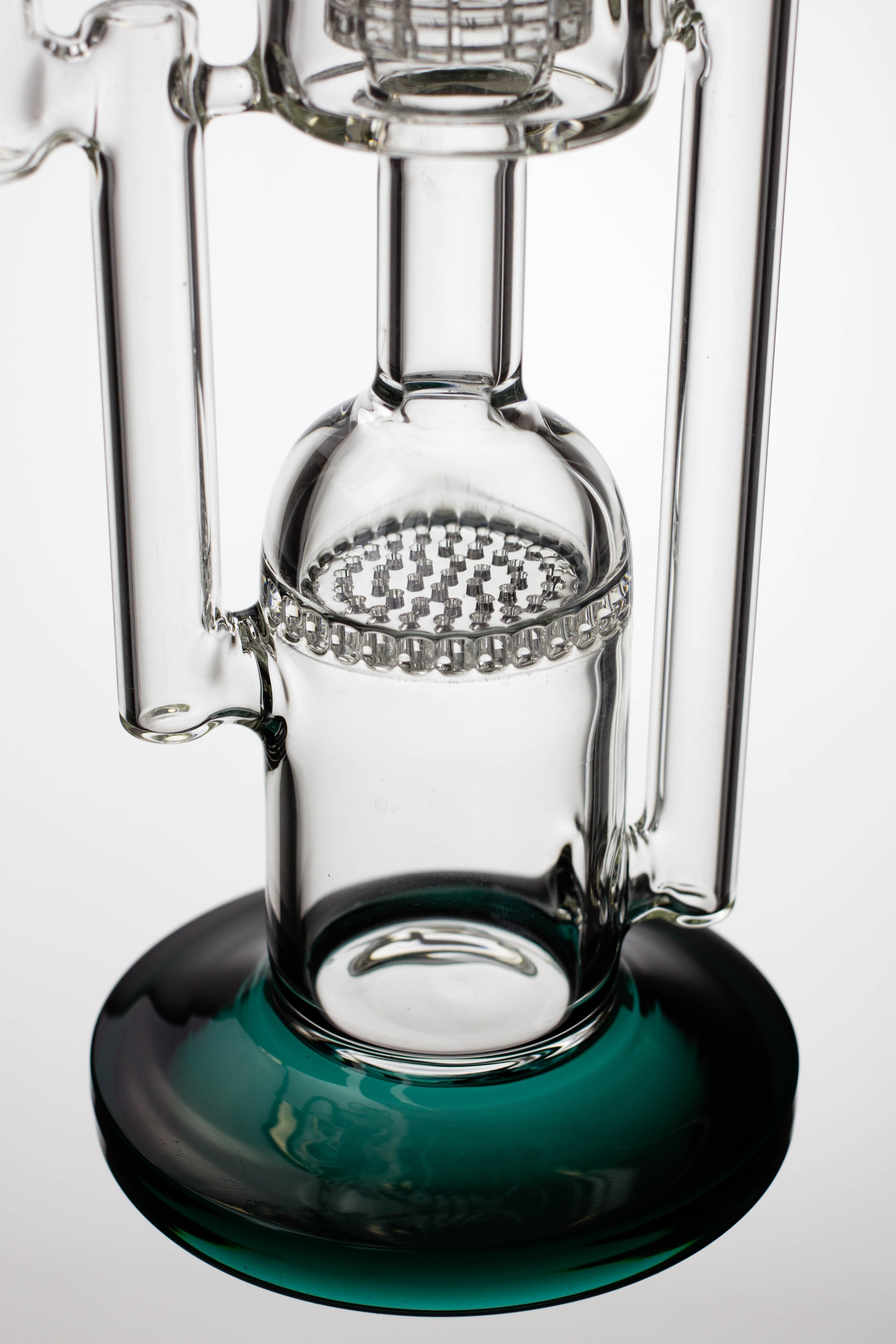 12 infyniti glass honey comb and shower head diffuser recycled bong