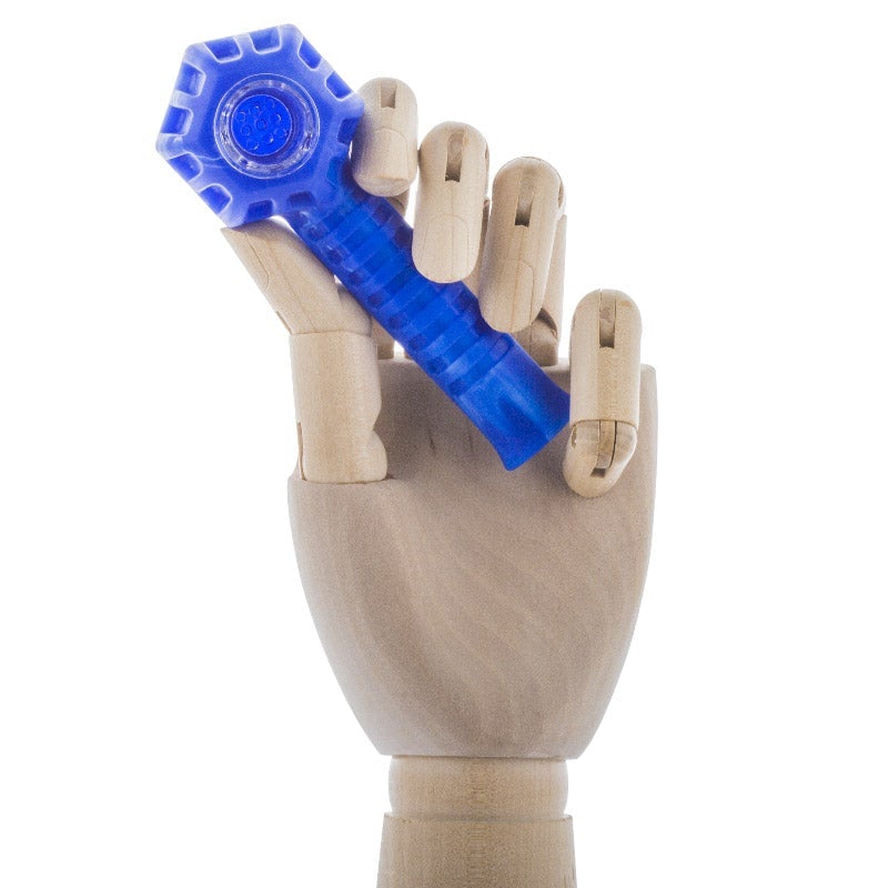 Blue Silicone Weed Pipe