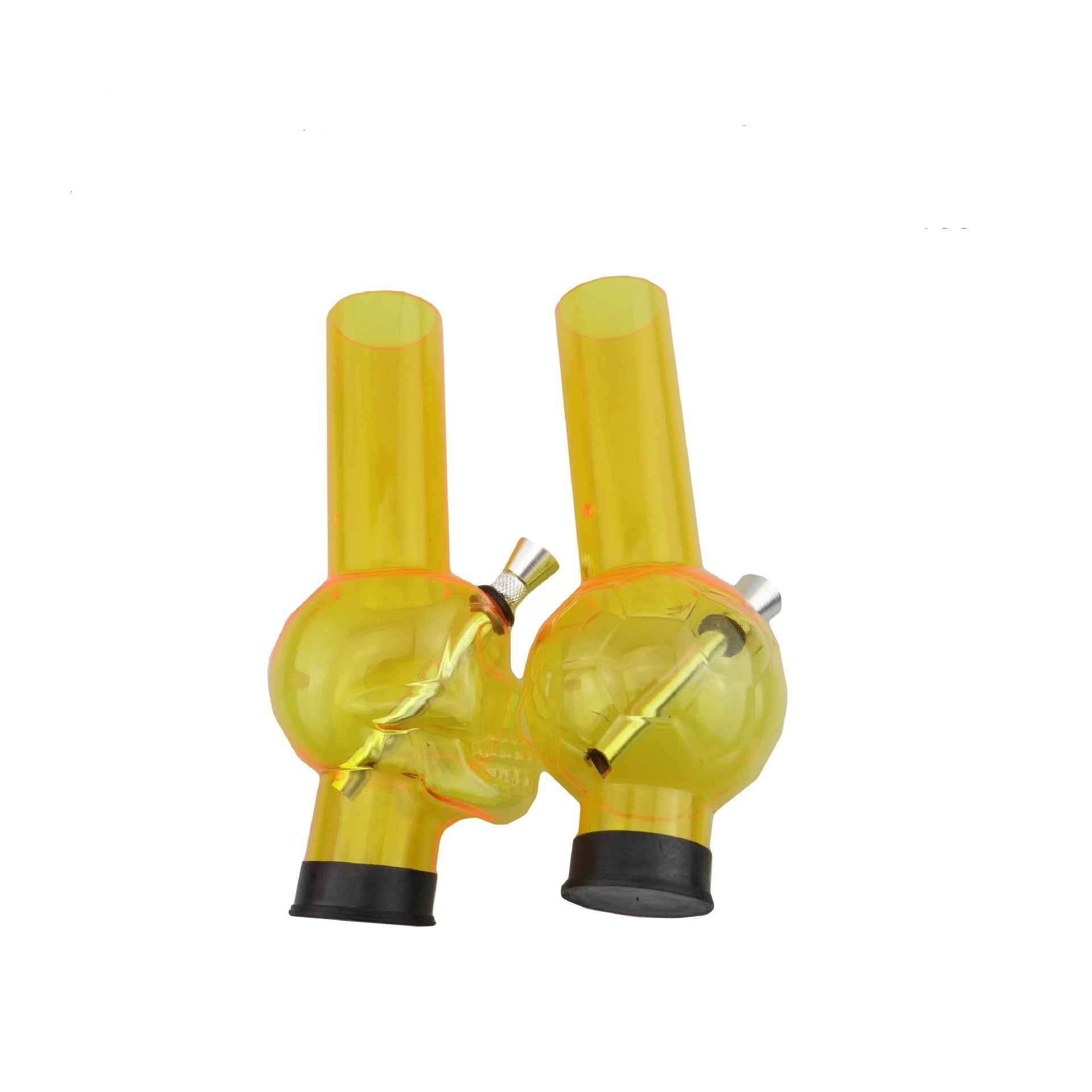 Luminous Silicone Gas Mask Bong w/ Acrylic Water Pipe