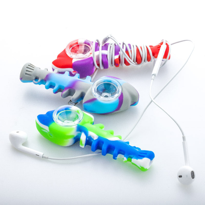 Silicone Fish Bone Pipe (Random Color)