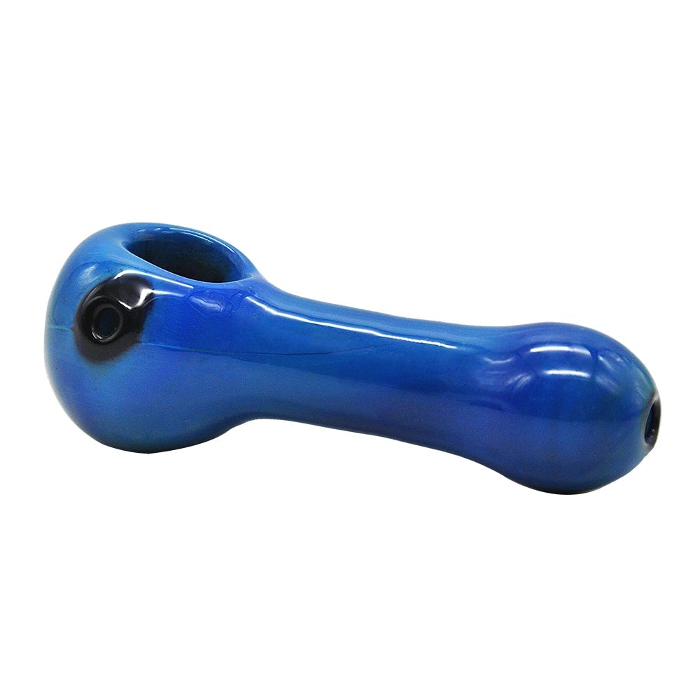 Blue Glass Tobacco Pipe - PuffingBird AU