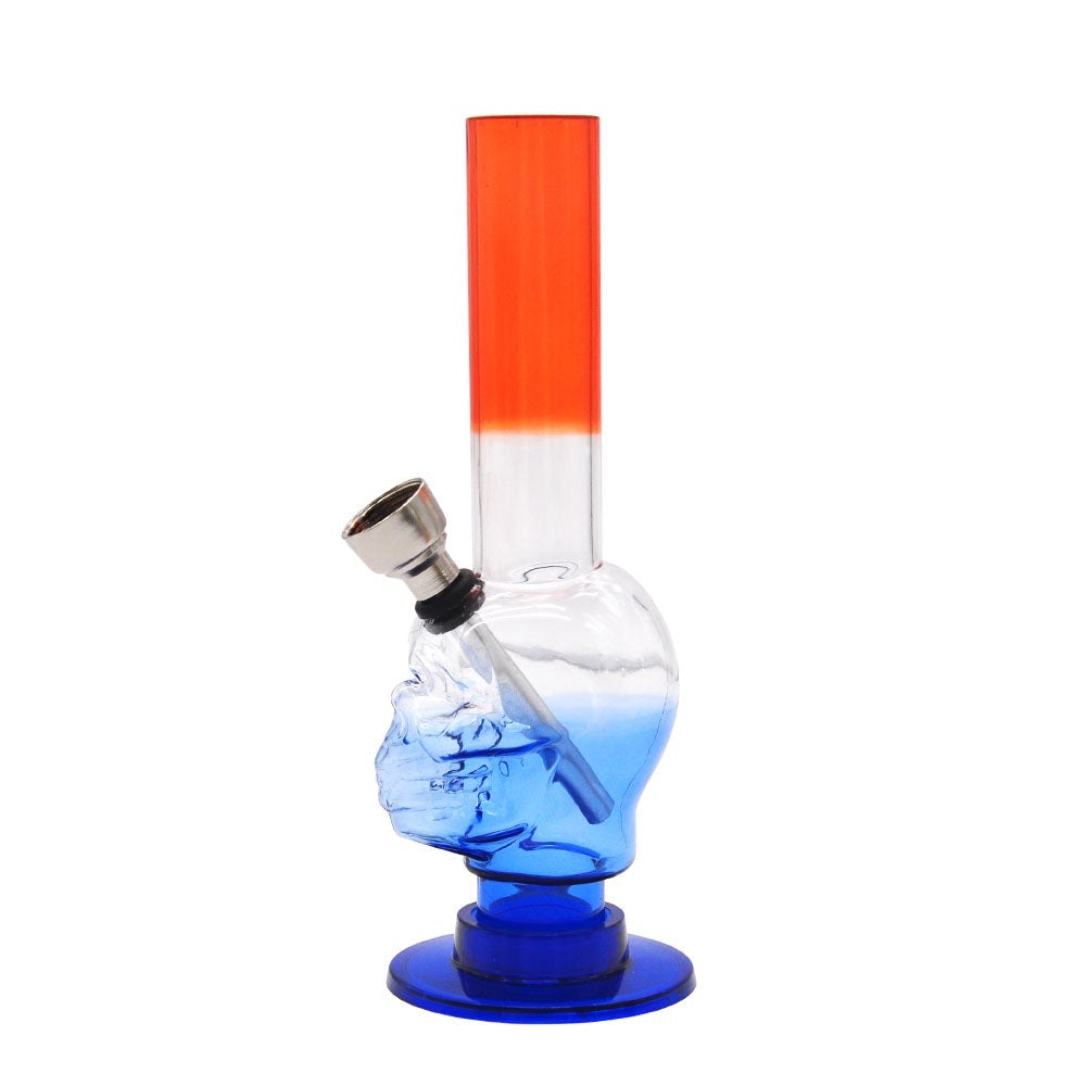 6 Skull Acrylic Bong(Random Color)