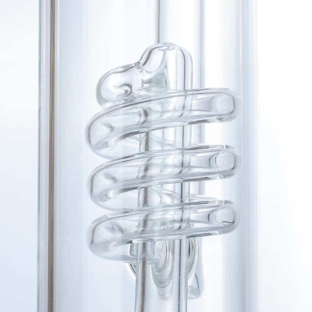 11 Spiral Perc Glass Bong